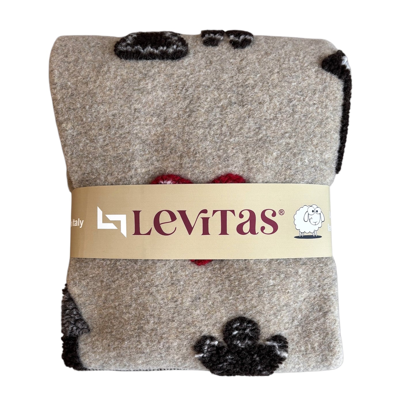 COPERTA LANA NOCCIOLA "BISCOTTI"