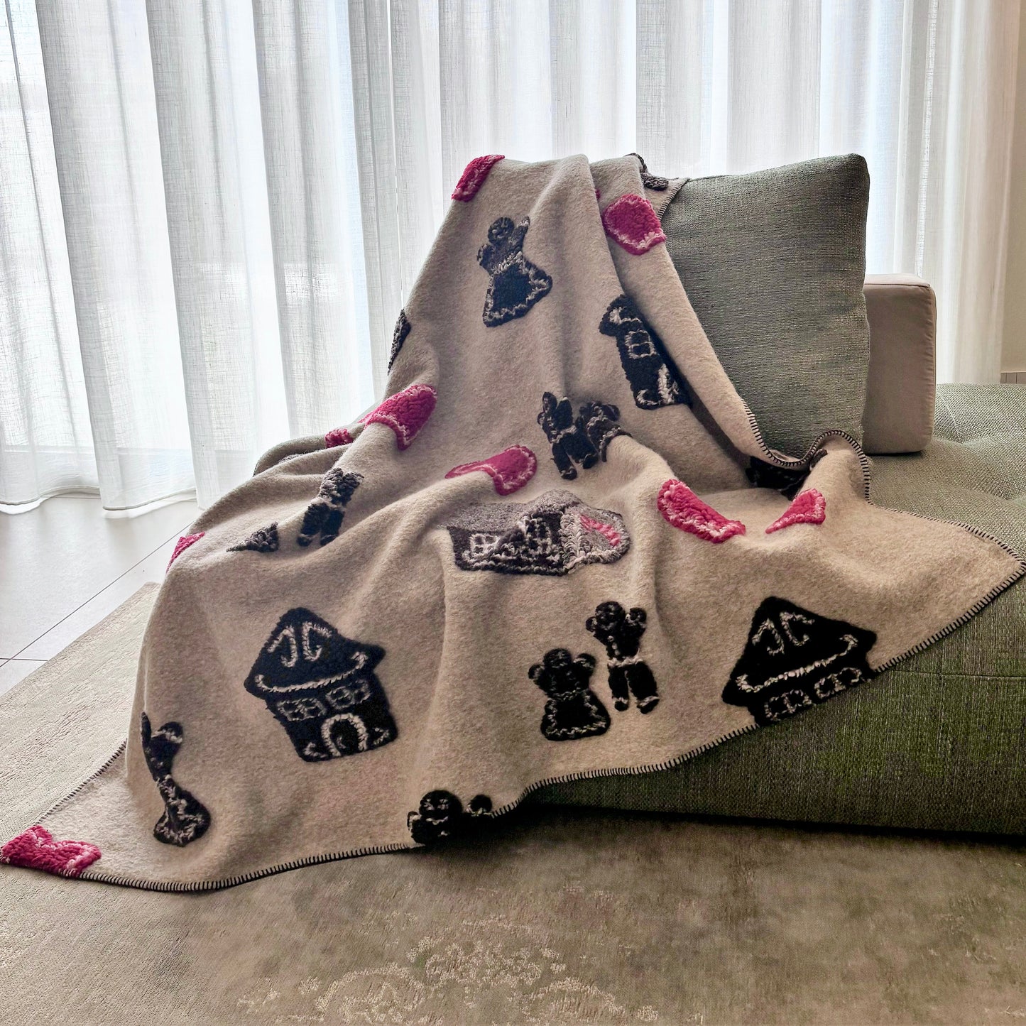 COPERTA LANA NOCCIOLA "BISCOTTI"